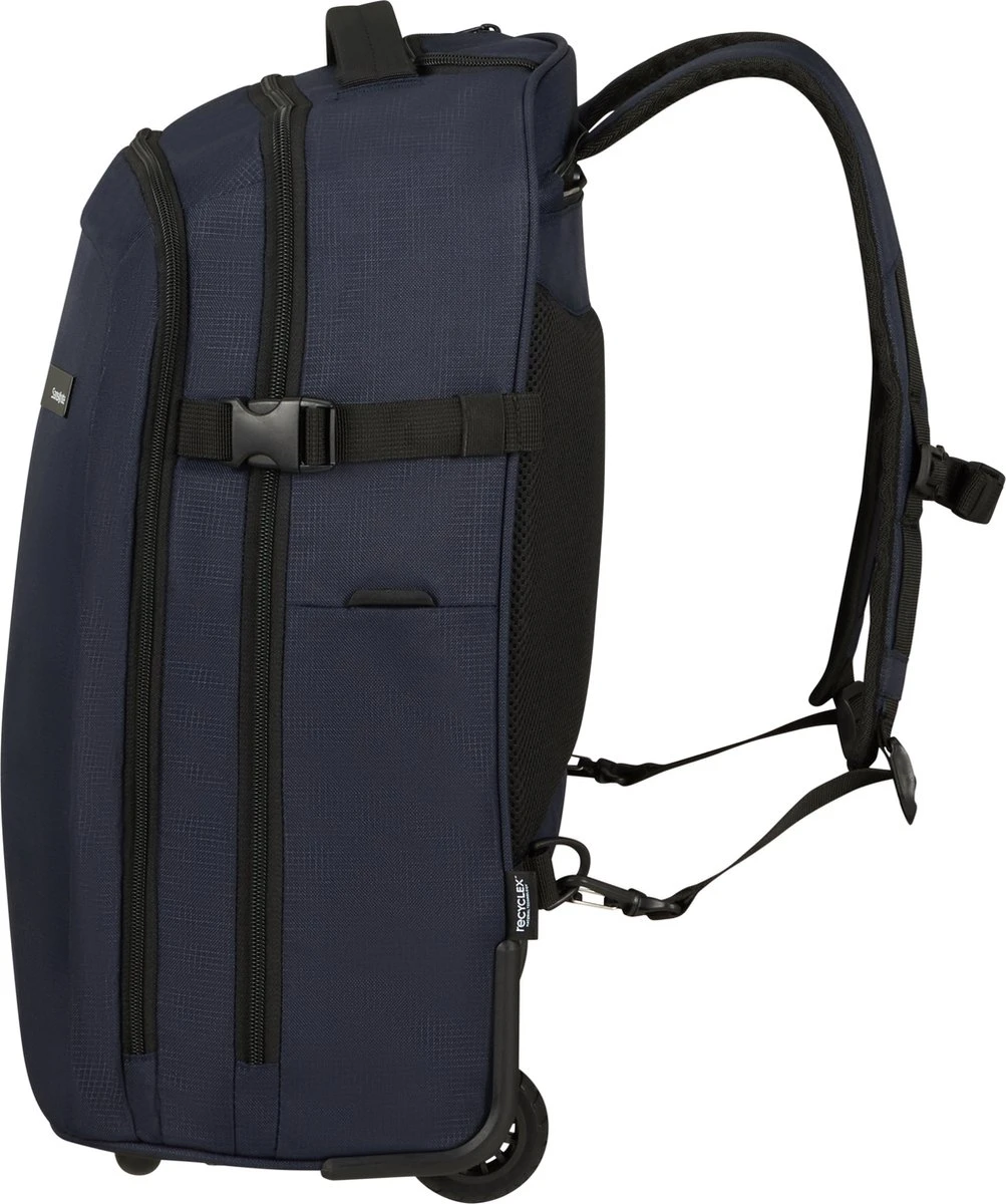 Samsonite Rugzaktrolley Met Laptopvak - Roader Rugzak 17.3 (Handbagage) Dark Blue 2 Samsonite Rugzaktrolley Met Laptopvak - Roader Rugzak 17.3 (Handbagage) Dark Blue - Afbeelding 2