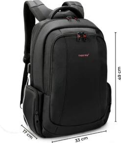 Tigernu Daily Laptop Rugzak 15,6 Inch – Rugtas - Dames En Heren – Spatwaterdicht – Anti Diefstal – 27 Liter - Zwart 27 Tigernu Daily Laptop Rugzak 15,6 Inch – Rugtas - Dames En Heren – Spatwaterdicht – Anti Diefstal – 27 Liter - Zwart -Schoolbenodigdheden 1012x1200 4