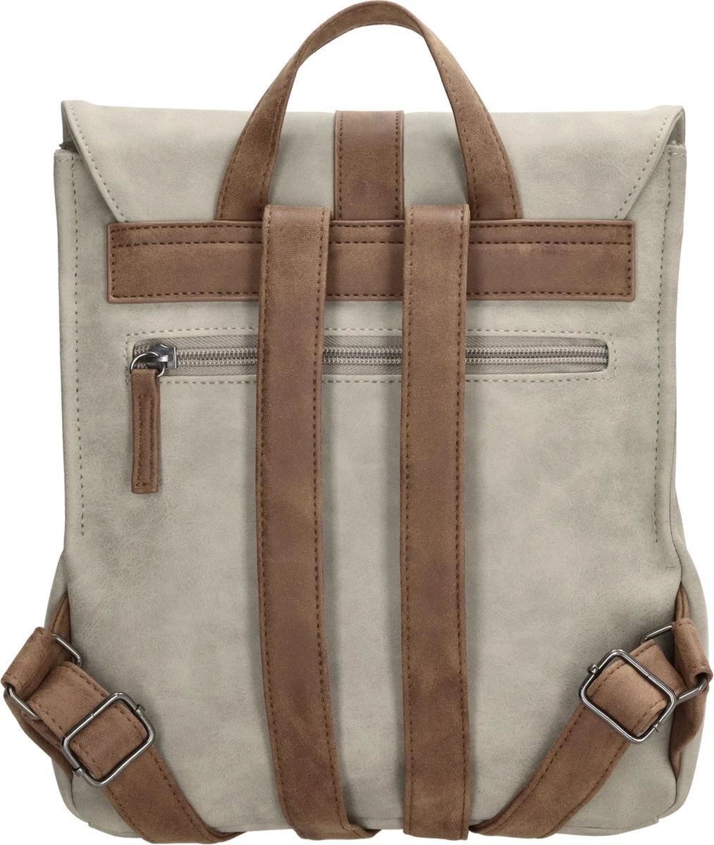 Beagles Brunete Rugzak - Lichtgrijs 3 Beagles Brunete Rugzak - Lichtgrijs - Afbeelding 3