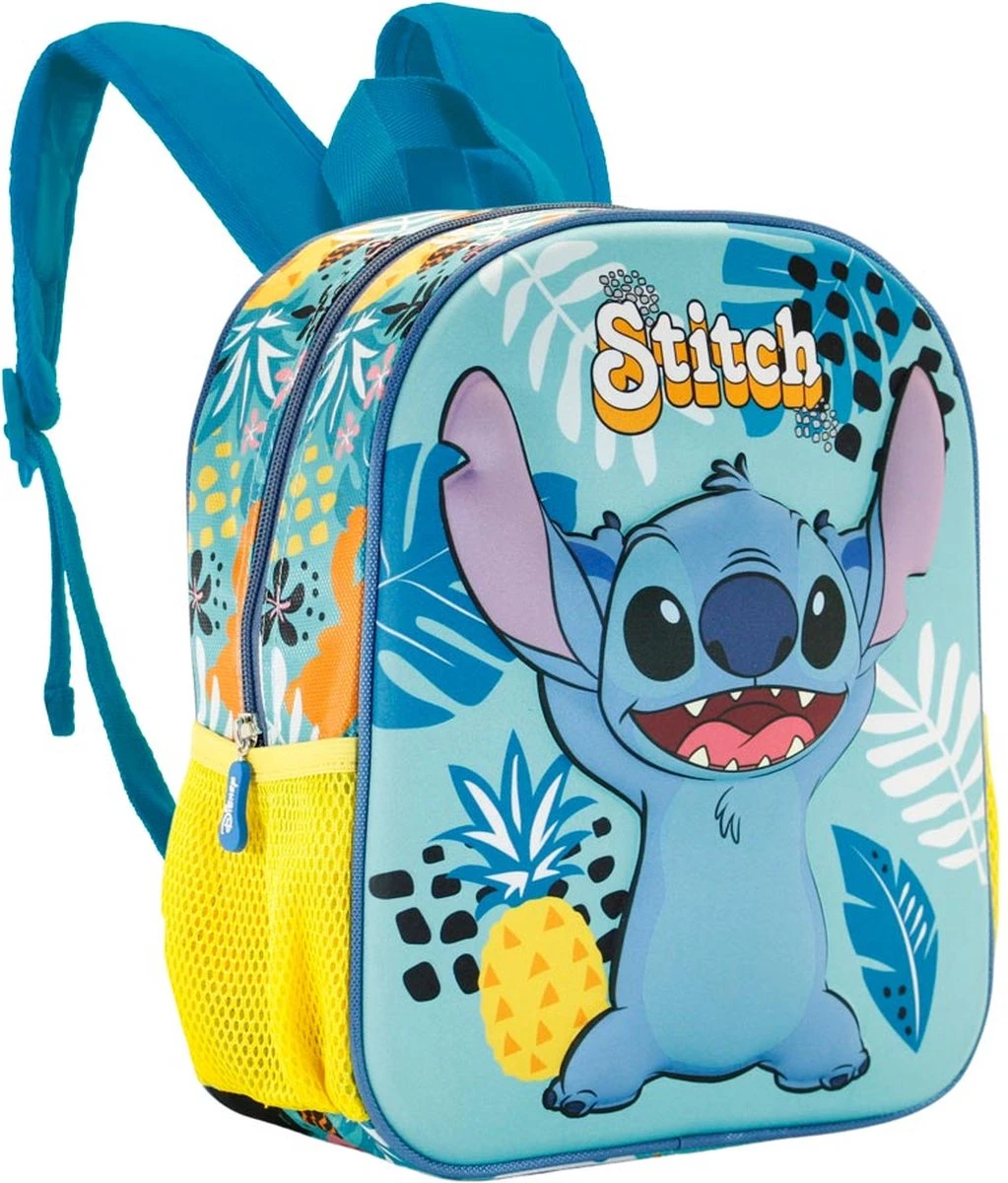 Disney Stitch Rugzak Tropical - Hoogte 31cm 1 Disney Stitch Rugzak Tropical - Hoogte 31cm