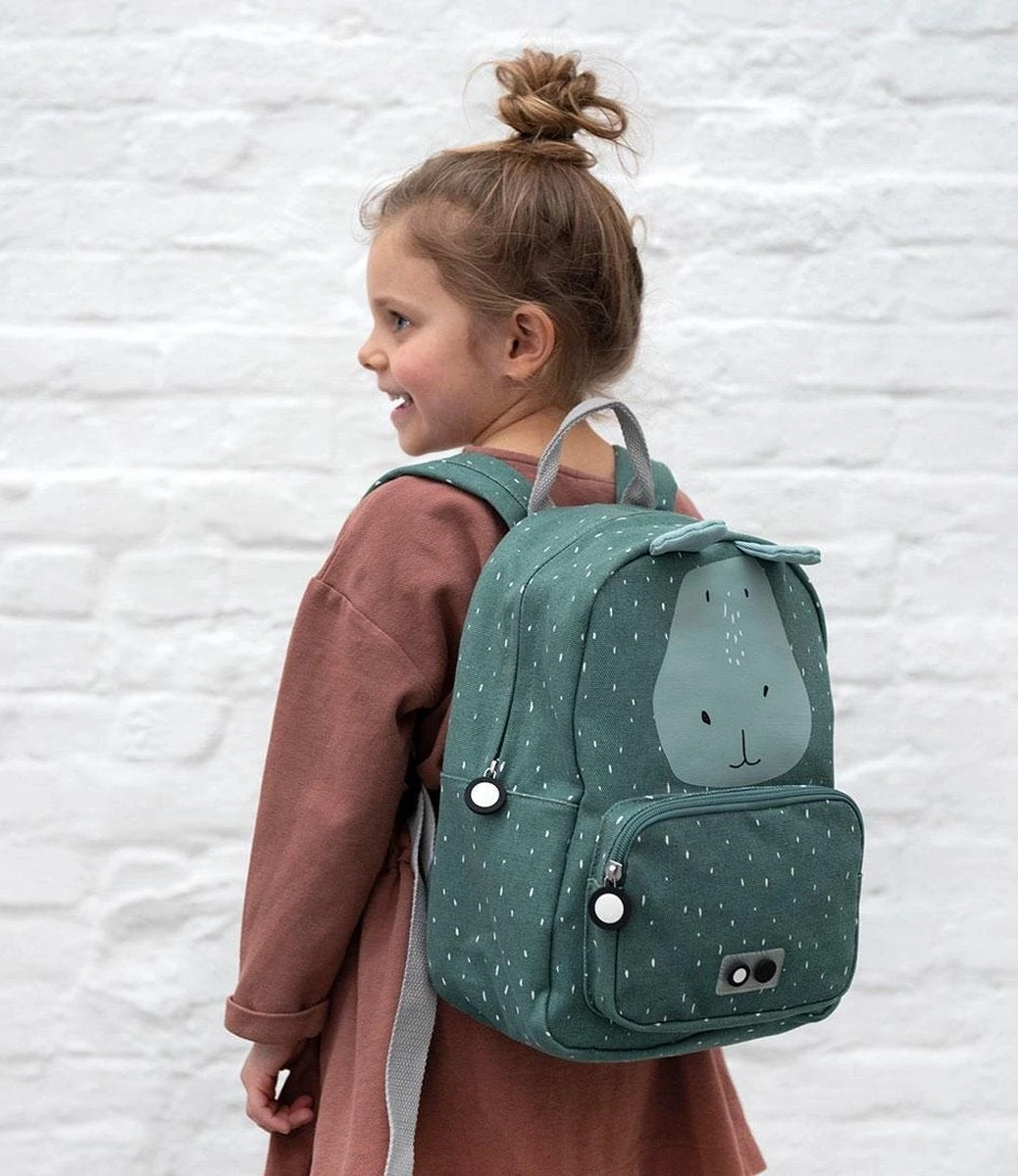 Trixie Hippo Kinderrugzak / Rugtas / Schooltas - Backpack - 12 Liter - Katoen - Blauw 8 Trixie Hippo Kinderrugzak / Rugtas / Schooltas - Backpack - 12 Liter - Katoen - Blauw - Afbeelding 8