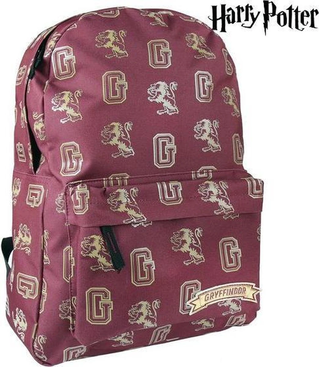 Warner Bros Harry Potter Rugzak Rugtas - Bordeaux - Hoogte 41cm 6 Warner Bros Harry Potter Rugzak Rugtas - Bordeaux - Hoogte 41cm - Afbeelding 6