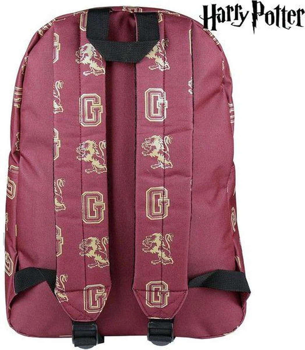 Warner Bros Harry Potter Rugzak Rugtas - Bordeaux - Hoogte 41cm 4 Warner Bros Harry Potter Rugzak Rugtas - Bordeaux - Hoogte 41cm - Afbeelding 4