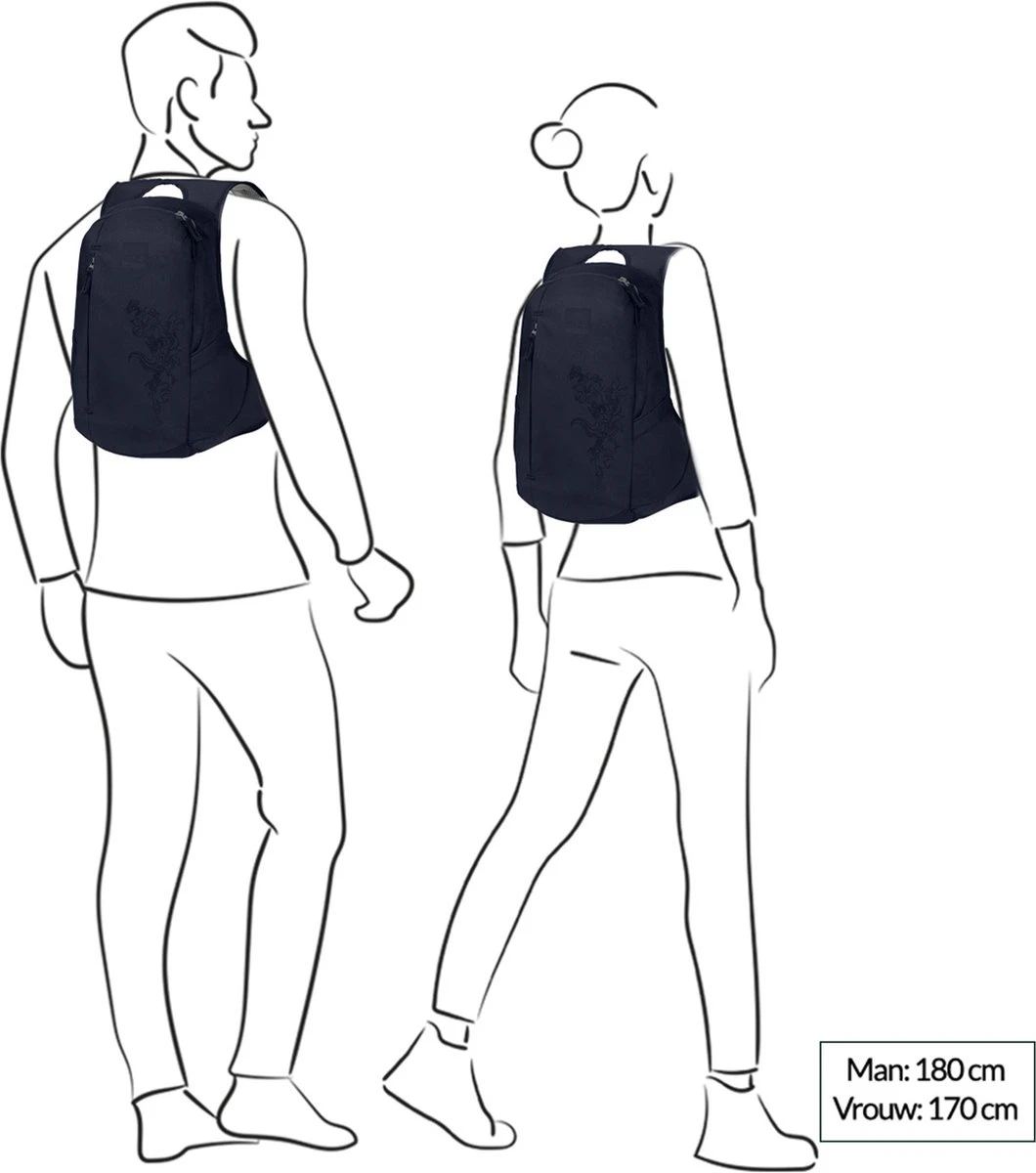 Jack Wolfskin Ancona - Rugzak - Vrouwen - Zwart 3 Jack Wolfskin Ancona - Rugzak - Vrouwen - Zwart - Afbeelding 3