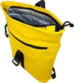 New Rebels Mart Waterafstotende Rolltop Rugzak - Medium - Geel -Schoolbenodigdheden 1062x1200 5