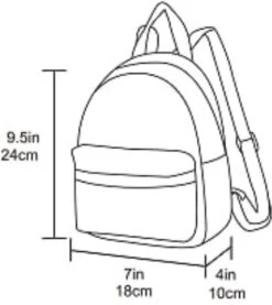 YLX Mini Backpack Voor Dames. Marine Blauw. Recycled Rpet Materiaal. Eco-friendly -Schoolbenodigdheden 1071x1200 5