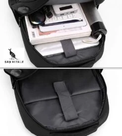 San Vitale® - Rugzak 2.0 Met USB Poort - Schooltas - 16 Inch Laptop Rugtas - Dames/Heren - 30L - Waterafstotend - Grijs 13 San Vitale® - Rugzak 2.0 Met USB Poort - Schooltas - 16 Inch Laptop Rugtas - Dames/Heren - 30L - Waterafstotend - Grijs -Schoolbenodigdheden 1074x1200 3