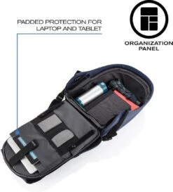 XD Design Bobby Hero Small - Anti-Diefstal Rugzak 11.5 Liter -Navy 35 XD Design Bobby Hero Small - Anti-Diefstal Rugzak 11.5 Liter -Navy -Schoolbenodigdheden 1086x1200