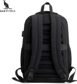 San Vitale® - Rugzak 2.0 Met USB Poort - Schooltas - 16 Inch Laptop Rugtas - Dames/Heren - 30L - Waterafstotend - Grijs 12 San Vitale® - Rugzak 2.0 Met USB Poort - Schooltas - 16 Inch Laptop Rugtas - Dames/Heren - 30L - Waterafstotend - Grijs -Schoolbenodigdheden 1089x1200 1