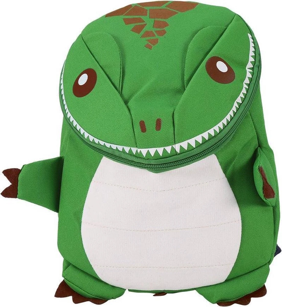 Kleine Dino Rugzak Groen Monster Draak Tas - Rugtas Schooltas Rugtasje Dinosaurus T-rex 4 Kleine Dino Rugzak Groen Monster Draak Tas - Rugtas Schooltas Rugtasje Dinosaurus T-rex - Afbeelding 4