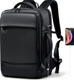 FENRUIEN Rugzak Laptop - Rugtas Jongens - Reizen Anti-Diefstal Zakelijke Rugzak - Rugtas Meisjes - Tas Met USB-oplaadpoort