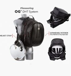 OG Original GetAway Motor-rugzak, Motorfiets-rugzak, Motorhelm Rugtas, Waterdicht, Grote Capaciteit, Vergrootbaar 35/45L, Hardshell, USB, Laptop, Helm Tas, Antidiefstal-zak, Reflecterend -Schoolbenodigdheden 1113x1200