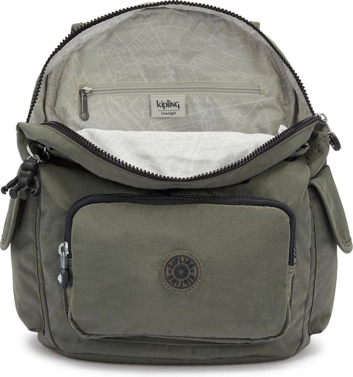 Kipling CITY PACK S Rugzak, 13 Liter - Green Moss 5 Kipling CITY PACK S Rugzak, 13 Liter - Green Moss - Afbeelding 5