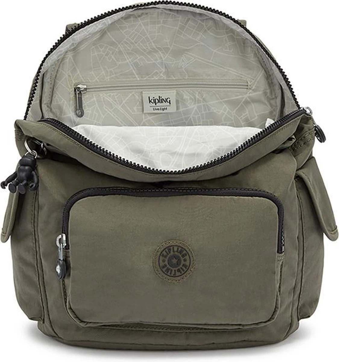 Kipling CITY PACK S Rugzak, 13 Liter - Green Moss 7 Kipling CITY PACK S Rugzak, 13 Liter - Green Moss - Afbeelding 7