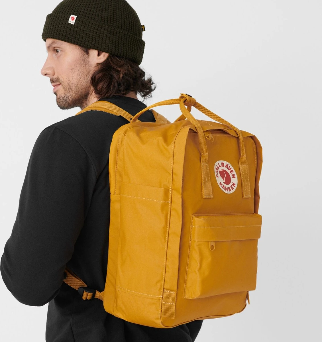 Fjallraven Fjällräven Kånken Laptop 13" Unisex Rugzak - Ochre 7 Fjallraven Fjällräven Kånken Laptop 13" Unisex Rugzak - Ochre - Afbeelding 7