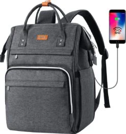 Rugzak Voor Dames Met RFID-tas, Laptoprugzak Voor 15,6-inch Laptop, Waterdicht En Anti-diefstal, Dagrugzak Voor Reizen, Zaken, Werk, Schoolrugzak Voor Tienermeisjes (donkergrijs) -Schoolbenodigdheden 1131x1200 1