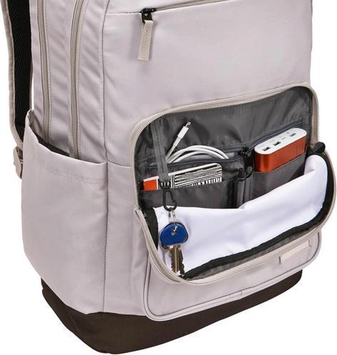 Case Logic® Case Logic Campus Query 29L - Laptop Rugtas 15.6" - Plaza Taupe 4 Case Logic® Case Logic Campus Query 29L - Laptop Rugtas 15.6" - Plaza Taupe - Afbeelding 4