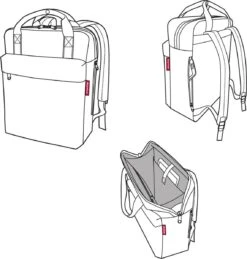 Reisenthel Allday Backpack M Rugzak - 15L - Mixed Dots Red Rood -Schoolbenodigdheden 1144x1200 4