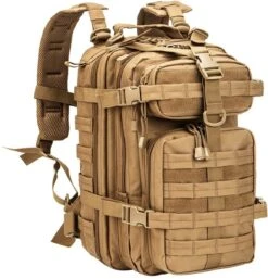 Brandie® - Tactische Rugzak 30L - Hydratatie-compatibele Rugzak - Lichtgewicht - Multifunctioneel - Comfortabel In Gebruik - Voor Buiten Wandelen Kamperen Trekking Jagen - Waterdichte Tas - Zwart