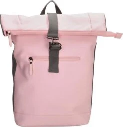 Charm London Neville Waterproof Roll Top Backpack Pink