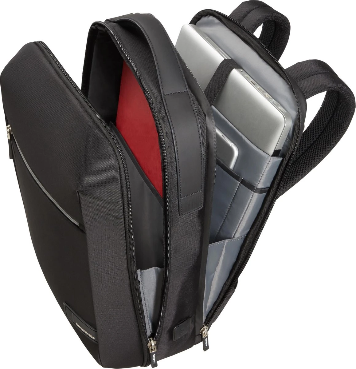 "Samsonite Laptoprugzak - Litepoint Lapt. Backpack 14.1"" Black" 3 "Samsonite Laptoprugzak - Litepoint Lapt. Backpack 14.1"" Black" - Afbeelding 3