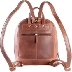 WILD WOODS Leren Dames Rugtas M - Casual Rugzak - Oil Pull-up Leer - Cognac 7 WILD WOODS Leren Dames Rugtas M - Casual Rugzak - Oil Pull-up Leer - Cognac -Schoolbenodigdheden 1191x1200 10