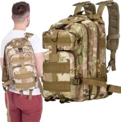 Springos Rugzak | Backpack | Wandelrugzak | Tactical Backpack | 35 Liter | Camouflage | Groen/Camel/Beige 38 Springos Rugzak | Backpack | Wandelrugzak | Tactical Backpack | 35 Liter | Camouflage | Groen/Camel/Beige -Schoolbenodigdheden 1196x1200 6