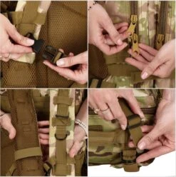 Springos Rugzak | Backpack | Wandelrugzak | Tactical Backpack | 35 Liter | Camouflage | Groen/Camel/Beige 31 Springos Rugzak | Backpack | Wandelrugzak | Tactical Backpack | 35 Liter | Camouflage | Groen/Camel/Beige -Schoolbenodigdheden 1197x1200 9