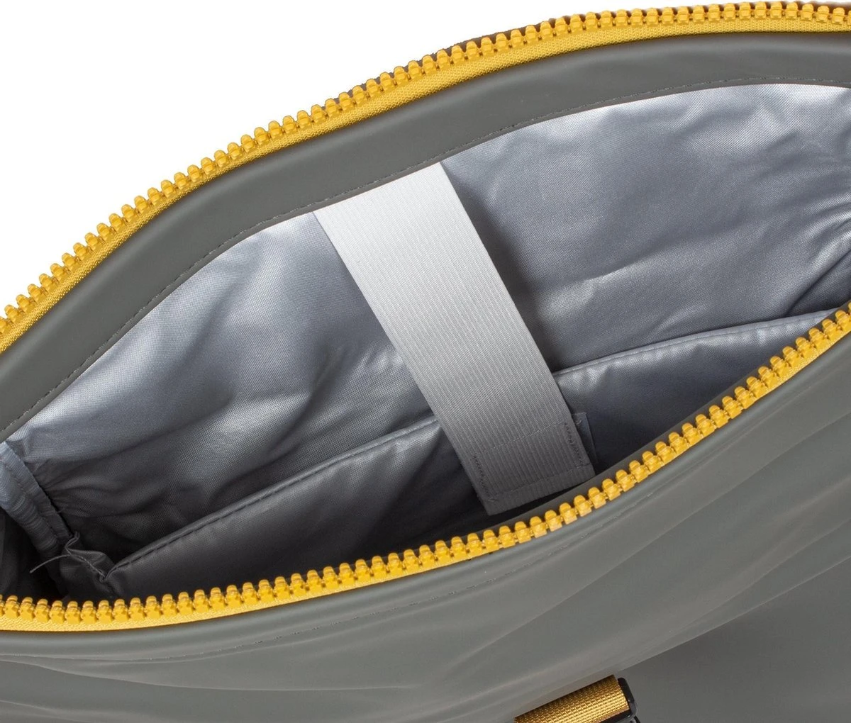 New Rebels® Tim - Rugtas - Geel - Waterafstotend - Roll-top - 15.6151413121087.9 - 30x12x43cm - Rugzak / Backpack 8 New Rebels® Tim - Rugtas - Geel - Waterafstotend - Roll-top - 15.6151413121087.9 - 30x12x43cm - Rugzak / Backpack - Afbeelding 8