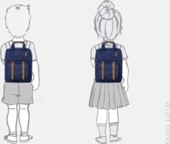 Fresk Rugzak Indigo Dots - Kinderrugzak - Boekentas Kleuterschool - Peuter Zak - Blauw Met Gouden Dots -Schoolbenodigdheden 1200x1021 2