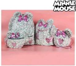 Rugzak Minnie Mouse - Pluche Wit Roze Kindertas Voor School - Schooltas, Disney Schooltas -Schoolbenodigdheden 1200x1045 3