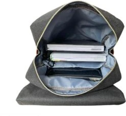 SENNA Rugzak – 15,6 Inch Laptop Rugtas - 30L – USB Oplaadstation - Waterafstotend - Grijs -Schoolbenodigdheden 1200x1099 4