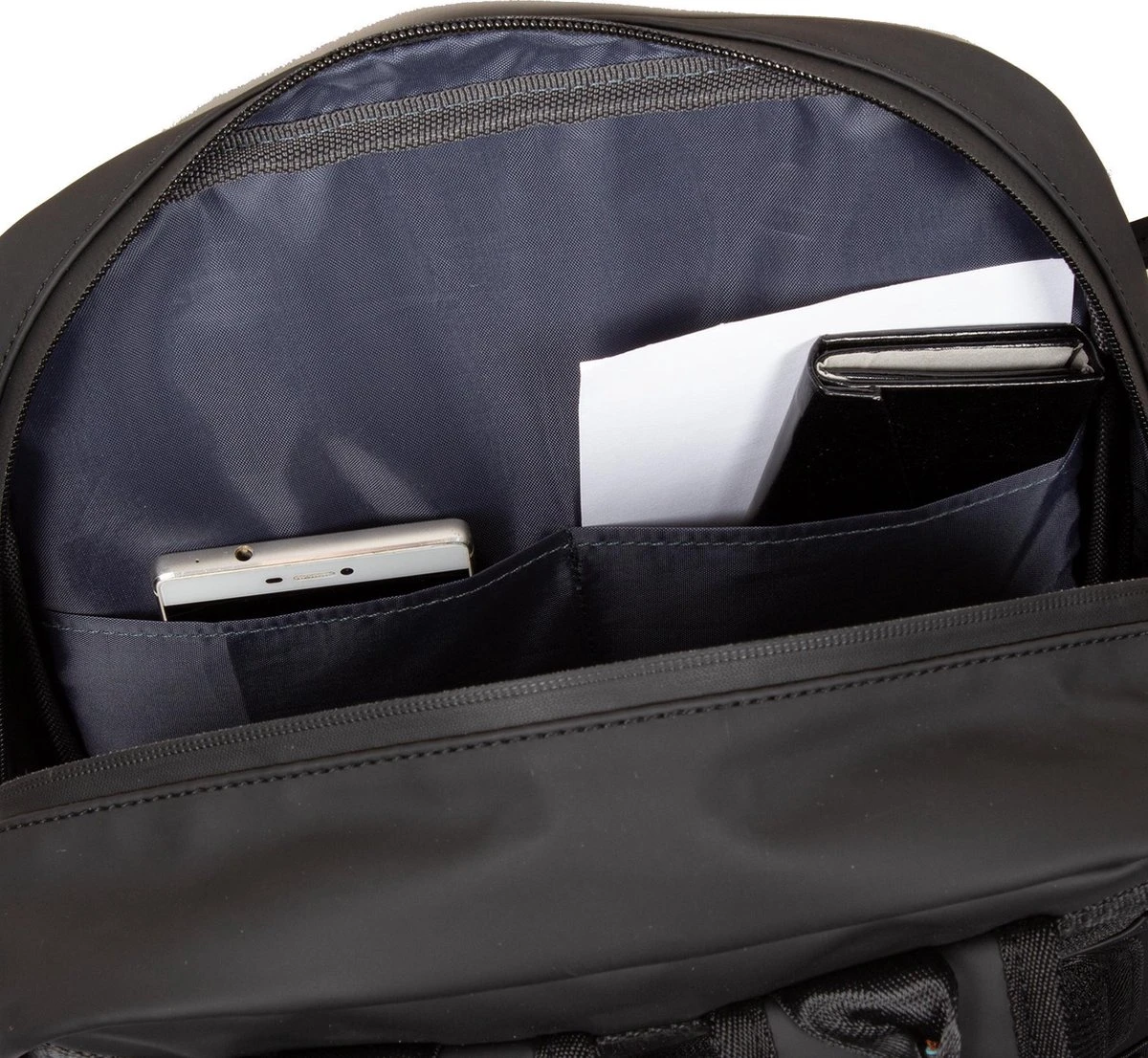 New Rebels® Harper - Rugtas - Zwart - Waterbestendig - 9L - 28x8x38cm - Rugzak / Backpack 15 New Rebels® Harper - Rugtas - Zwart - Waterbestendig - 9L - 28x8x38cm - Rugzak / Backpack - Afbeelding 15