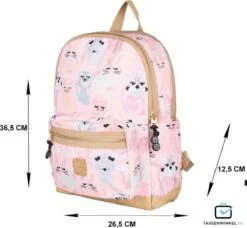 Pick & Pack Lieve Diertjes - Rugzak - Roze - Maat M 29 Pick & Pack Lieve Diertjes - Rugzak - Roze - Maat M -Schoolbenodigdheden 1200x1107