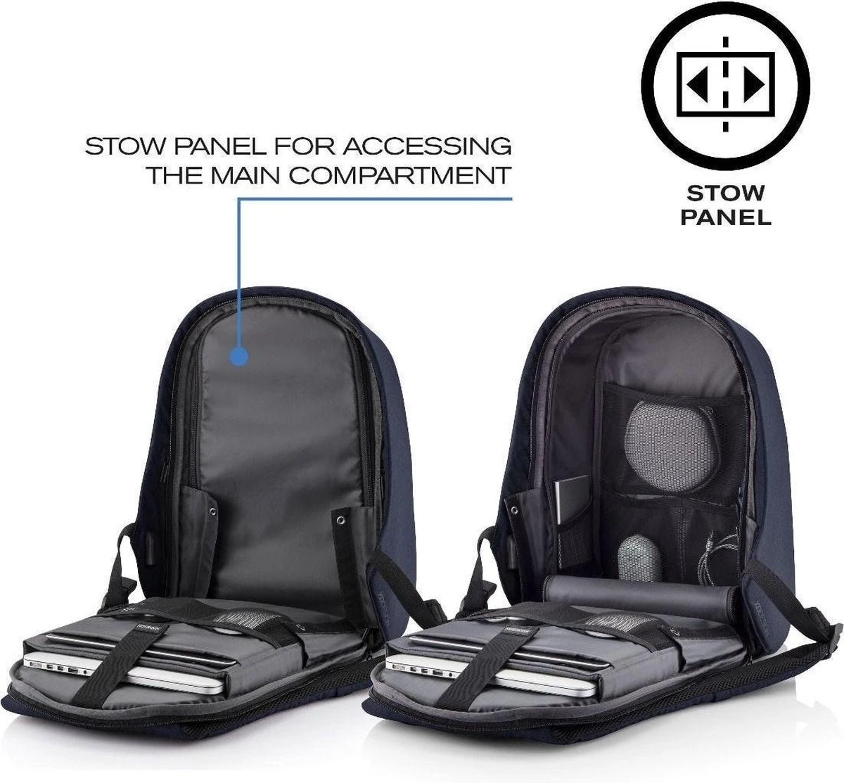 XD Design Bobby Hero Small - Anti-Diefstal Rugzak 11.5 Liter -Navy 20 XD Design Bobby Hero Small - Anti-Diefstal Rugzak 11.5 Liter -Navy - Afbeelding 20