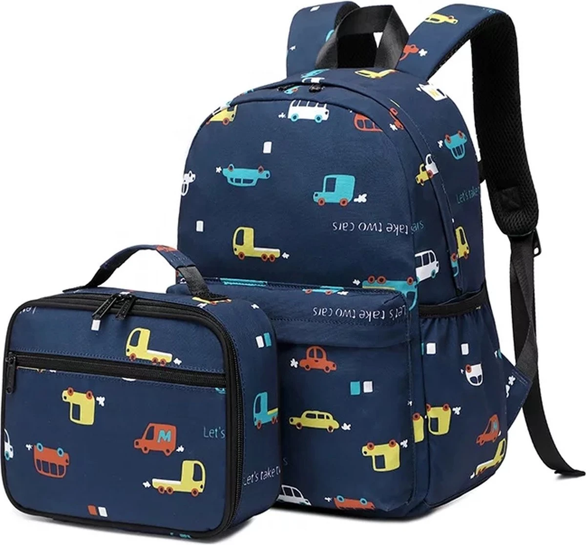 2set - Racer Auto - Waterbestendig - Rugzak - 37.5cm - Medium 1 2set - Racer Auto - Waterbestendig - Rugzak - 37.5cm - Medium