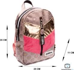 Zebra Trends Rugzak (M) Girls Velvet Horse Bit -Schoolbenodigdheden 1200x1131 1