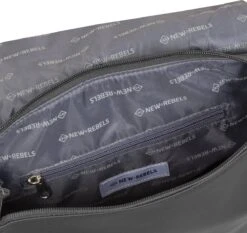 New Rebels® Daley - Rugtas - Zwart - Waterbestendig - 87 - 13L - 25x13x40cm - Rugzak / Backpack -Schoolbenodigdheden 1200x1132 2