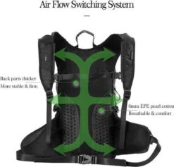 Merkloos Decopatent® Rugzak Outdoor - 20L - Regenbestendige Rugzak - Hydratatie Rugzak - Outdoor Sport - Buitensport - Watersport - Vissen -Schoolbenodigdheden 1200x1150 8