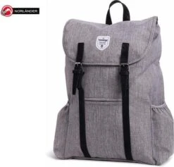 Norländer Twin Tone Backpack Adventurer Grijs -Schoolbenodigdheden 1200x1152