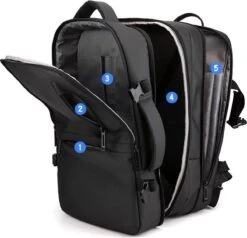 Merkloos Zakelijke Multifunctionele Rugzak/Schouder - Uitbreidbaar- Extra Ruimte -17 Inch Laptop Vak - USB Poort - Voor Werk,School,Reizen - Waterdichte Tas Voor Heren/Dames - Backpack - Zwart 21 Merkloos Zakelijke Multifunctionele Rugzak/Schouder - Uitbreidbaar- Extra Ruimte -17 Inch Laptop Vak - USB Poort - Voor Werk,School,Reizen - Waterdichte Tas Voor Heren/Dames - Backpack - Zwart -Schoolbenodigdheden 1200x1157 7