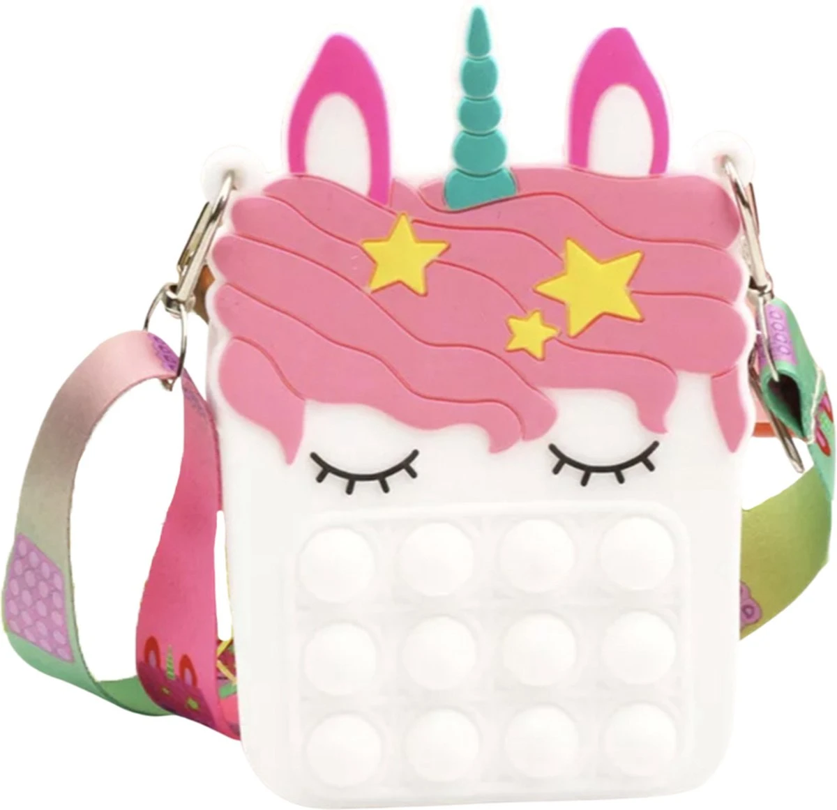 Pop It Tasje + Schooltas Meisje - Fidget Toys - Kinderrugzak - Rugtas Meisje - Roze - 40 X 27 X 15 Cm 3 Pop It Tasje + Schooltas Meisje - Fidget Toys - Kinderrugzak - Rugtas Meisje - Roze - 40 X 27 X 15 Cm - Afbeelding 3