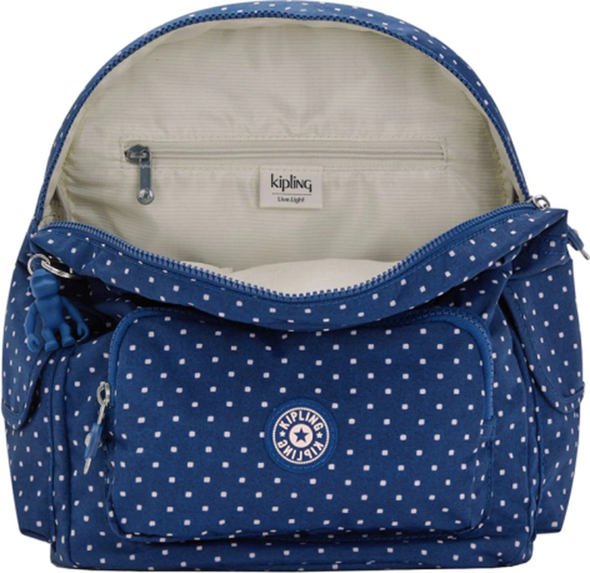 Kipling CITY PACK S Rugzak, 13 Liter -Soft Dot Blue 4 Kipling CITY PACK S Rugzak, 13 Liter -Soft Dot Blue - Afbeelding 4