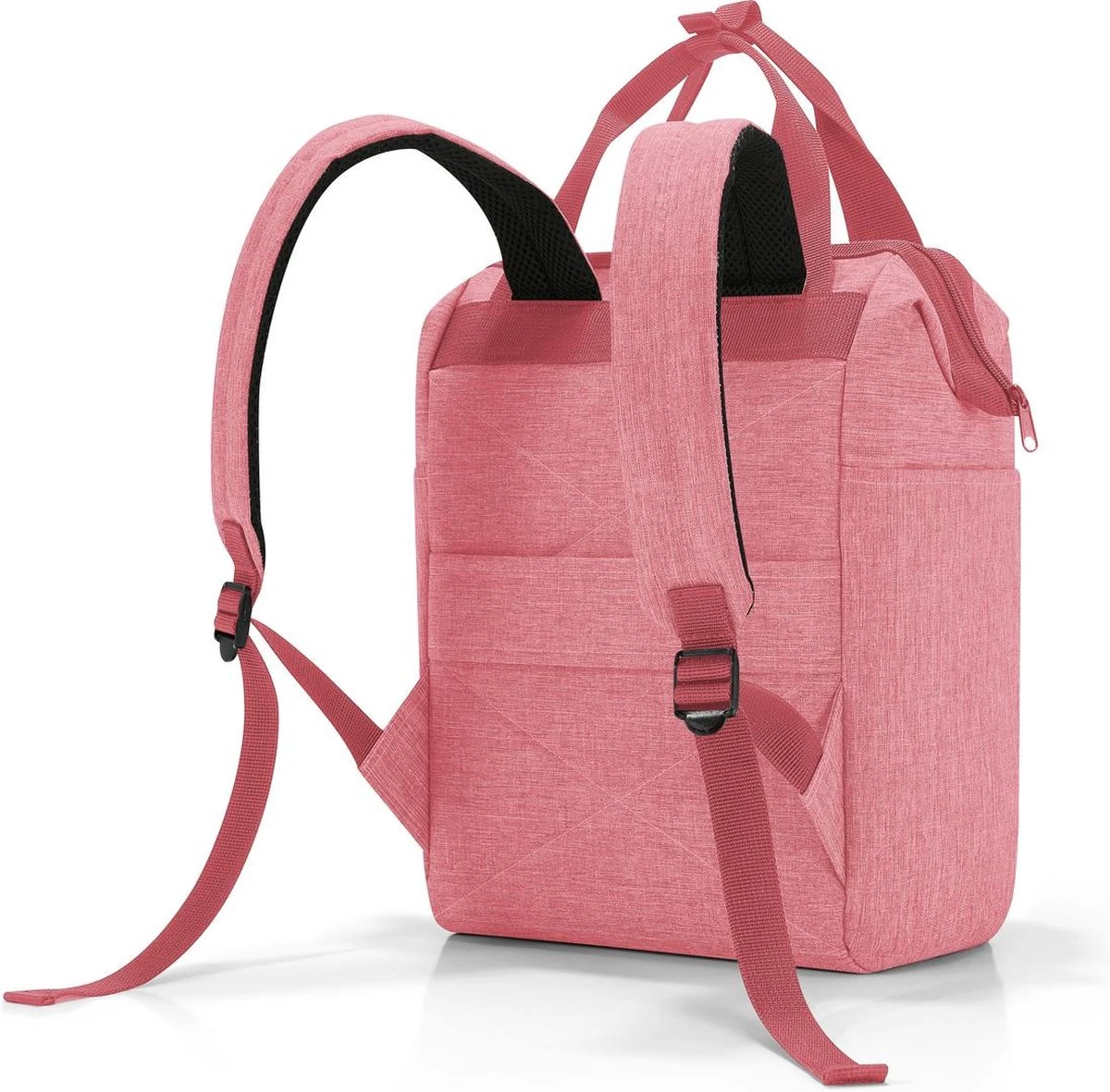 Reisenthel Allrounder R Schouder/ Rugtas - 12L - Twist Berry Roze 2 Reisenthel Allrounder R Schouder/ Rugtas - 12L - Twist Berry Roze - Afbeelding 2
