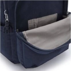 Kipling SEOUL Rugzak, 27 Liter, 15 Inch Laptopvak - Blue Bleu 2 -Schoolbenodigdheden 1200x1195 3