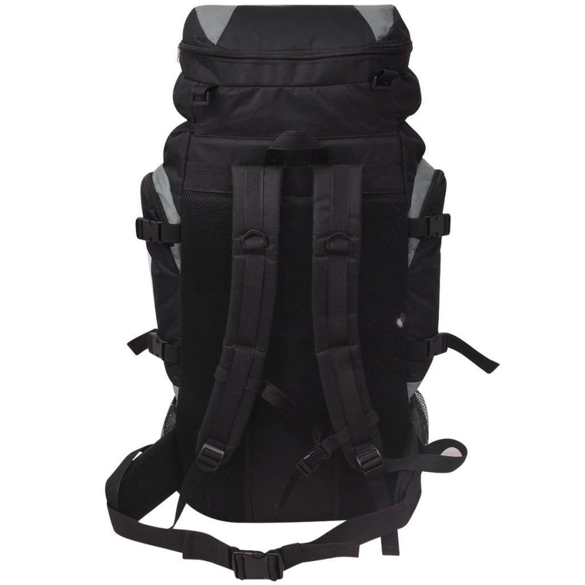 VidaXL Rugzak Hiking XXL 75 L Zwart En Grijs 5 VidaXL Rugzak Hiking XXL 75 L Zwart En Grijs - Afbeelding 5