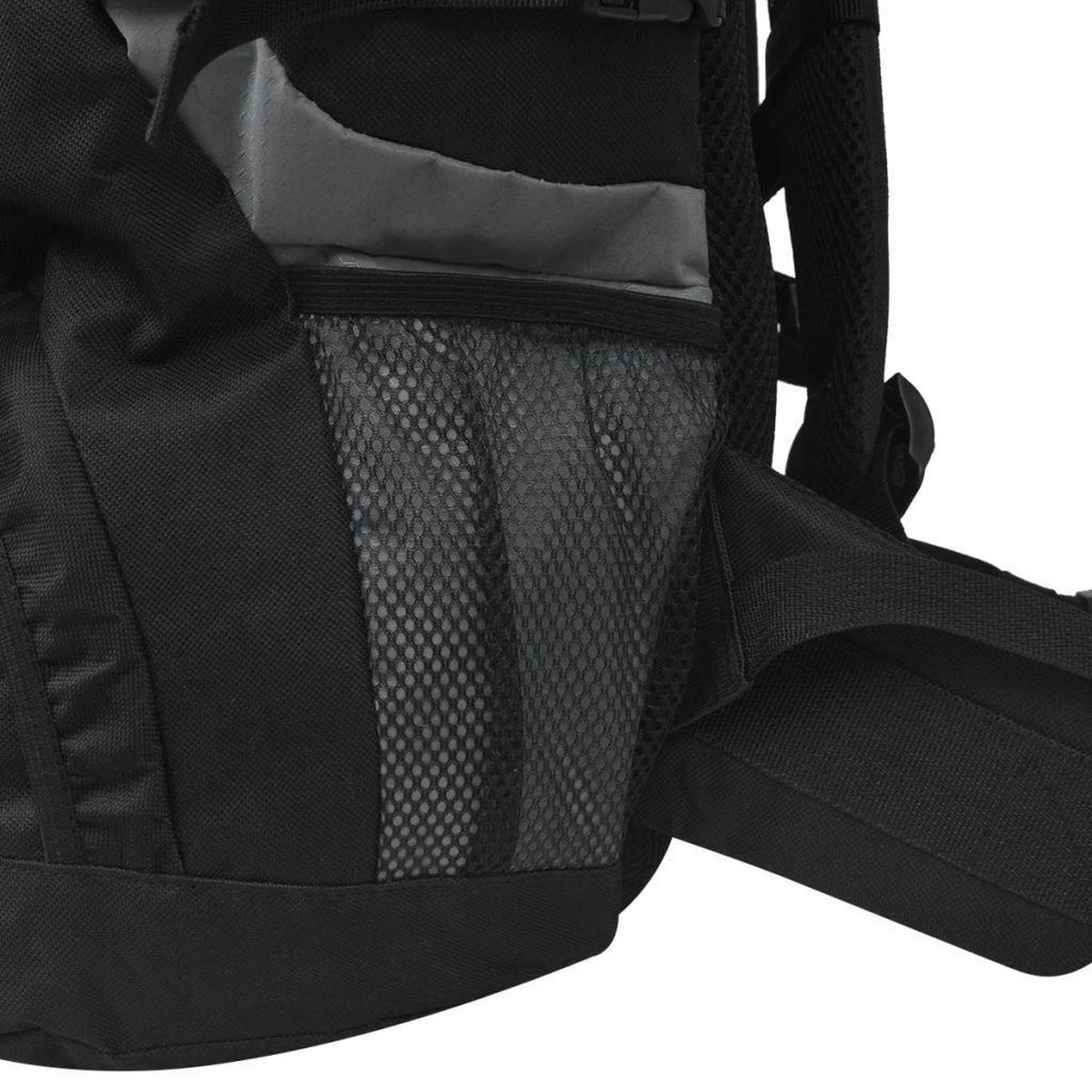 VidaXL Rugzak Hiking XXL 75 L Zwart En Grijs 7 VidaXL Rugzak Hiking XXL 75 L Zwart En Grijs - Afbeelding 7