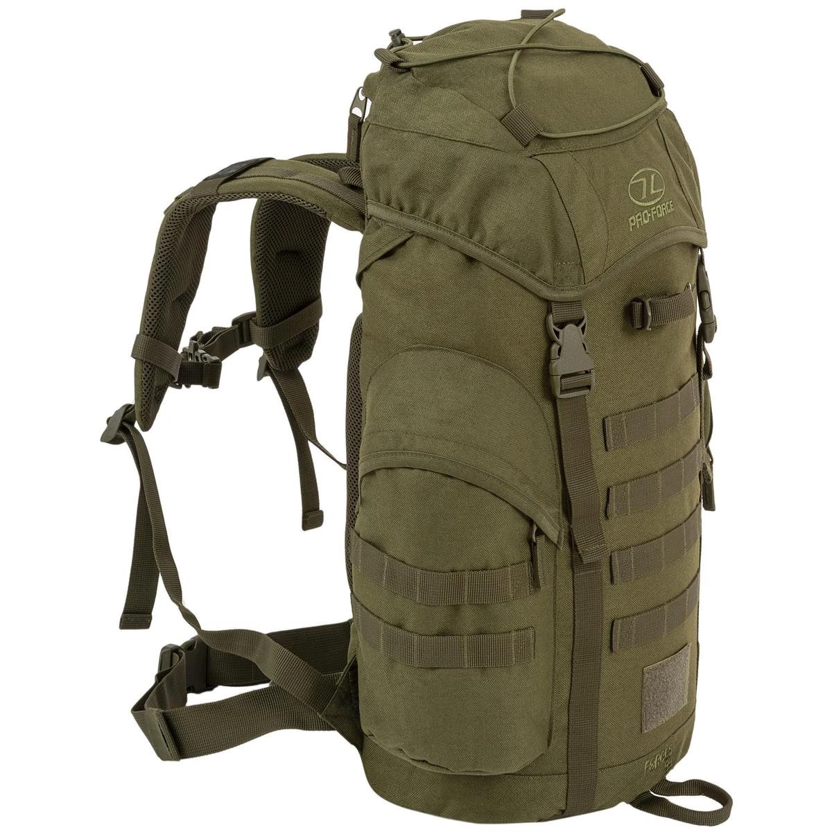 Highlander New Forces 33 Ltr Rugzak - Groen - Tactical Backpack 2 Highlander New Forces 33 Ltr Rugzak - Groen - Tactical Backpack - Afbeelding 2