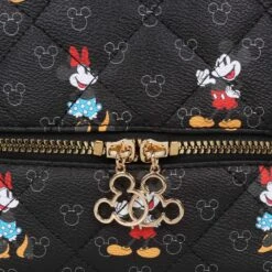 DISNEY Mickey En Minnie Mouse - Rugzak + Zakje, Zwart, Gewatteerd, Klein -Schoolbenodigdheden 1200x1200 1128