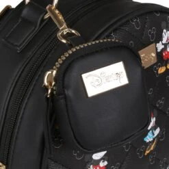 DISNEY Mickey En Minnie Mouse - Rugzak + Zakje, Zwart, Gewatteerd, Klein -Schoolbenodigdheden 1200x1200 1129